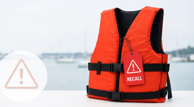 Schwimmhilfen-Rückruf von Helly Hansen